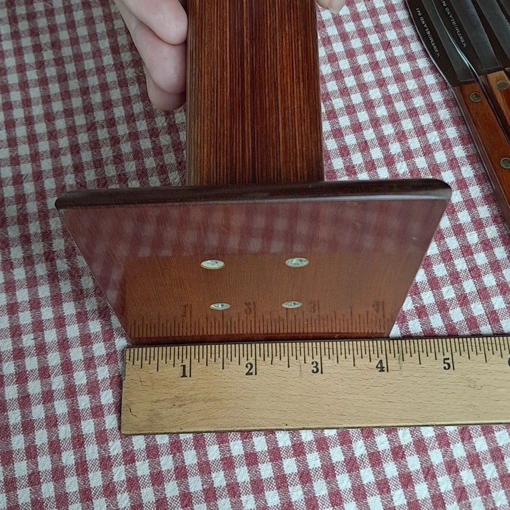 Vintage Steak Knife Set in Wood Block